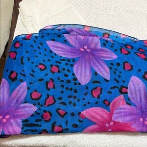 Vibrant Floral Scarf